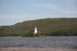 130310 Lighthouse inside the Heads of Macquarie Harbour