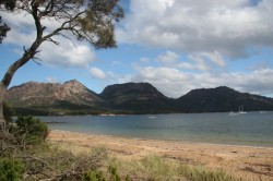130324 View From Our Camp Freycinet NP Med
